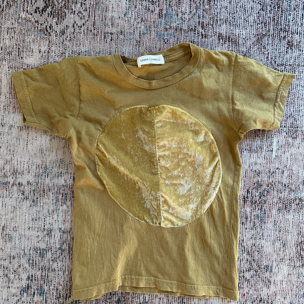 Correll Correll Gold Velvet Circle Tee - Kids